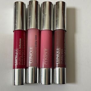 Bundle of Clinique chubby stick lipsticks